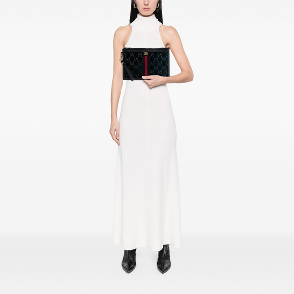 Pre-Loved Gucci GG Velvet Ophidia Clutch - Picture 7 of 7